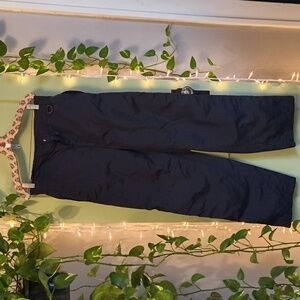 Men's I3 Black Full Leg Zip Open Snowpants Ski Winter L